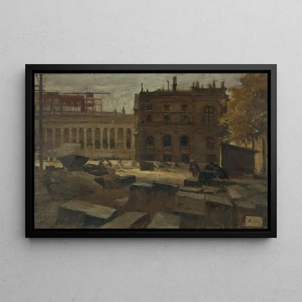 Eugne Trigoulet - La dmolition du Palais de lIndustrie aux Champslyses.webp