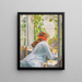 Au bord de la mer, Honfleur - Eva Gonzalès — framed artwork on a wall