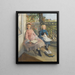 La Fenêtre - Eva Gonzalès — framed artwork on a wall