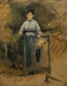 La Servante ou la Barrière - Eva Gonzalès — artwork view