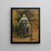 La Servante ou la Barrière - Eva Gonzalès — framed artwork on a wall