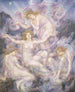 Dames van de nevel - Evelyn De Morgan — weergave van het kunstwerk
