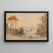 Greenwich London distant - F Norice — framed artwork on a wall