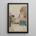 Rue Descartes - F. Seguin — framed artwork on a wall