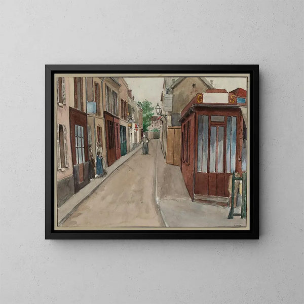 Rue Villafranca - F. Seguin — ingelijst kunstwerk aan de muur