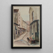 Rue d'Écosse - F. Seguin — framed artwork on a wall