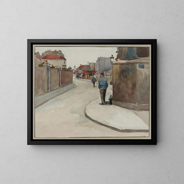 Rue des Morillons, rue Labrouste - F. Seguin — ingelijst kunstwerk aan de muur
