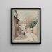 Rue du Cimetière Saint Benoit - F. Seguin — framed artwork on a wall