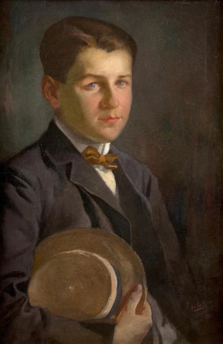 Fabian De La Rosa - Portrait dhomme au chapeau.webp