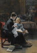 La Leçon - Fanny Fleury — weergave van het kunstwerk