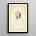 Zelfportret van Fanny Geefs-Corr - Fanny Geefs-Corr | Reproduction — ingelijst kunstwerk aan de muur