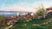 Istanbul op de hellingen van Scutari - Fausto Zonaro — weergave van het kunstwerk