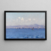 Sailboats in the Aegean - Fausto Zonaro — framed artwork on a wall
