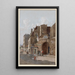 Old house of the censier of the convent of the Bonshommes 9 Beethoven street 16th arrondissement - Fédor Hoffbauer — framed artwork on a wall