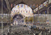 Ontvangst van de Russische matrozen op de Hallen tijdens de Franse-Russische feesten in oktober 1893 - Fédor Hoffbauer — weergave van het kunstwerk