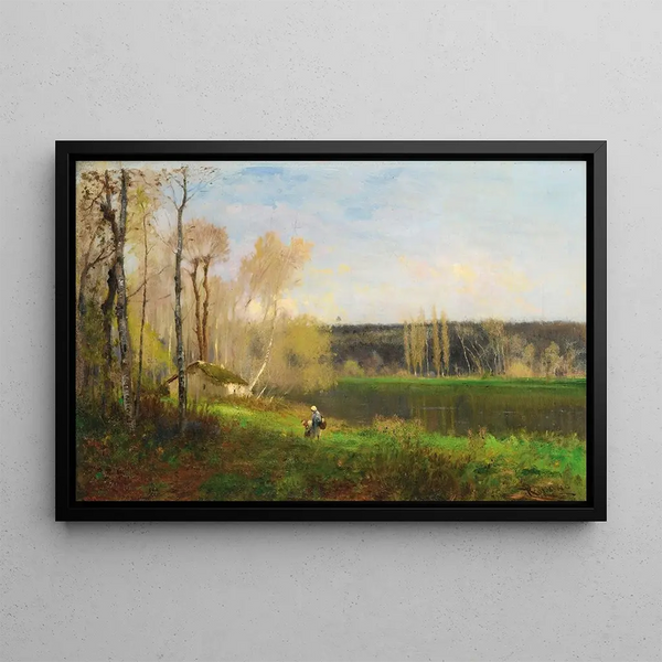 Federico Rossano - Woman and child by a pond.webp