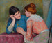 Gesprek - Federico Zandomeneghi — weergave van het kunstwerk