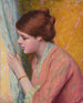 La est curieuse - Federico Zandomeneghi — weergave van het kunstwerk