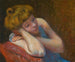 Het rusten - Federico Zandomeneghi — weergave van het kunstwerk