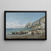 Capri Painting - Federico del Campo — framed artwork on a wall