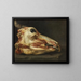 van Tête de bœuf écorchée - Felice Boselli — ingelijst kunstwerk aan de muur