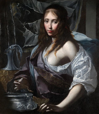 Felice Ficherelli - Artemisia Prepares To Drink The Ashes of Her Husband mausolus.webp