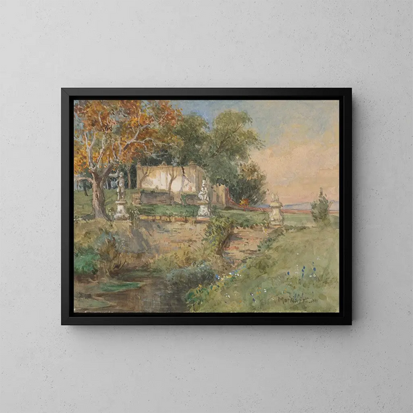 Parc - Felicjan Moczik — ingelijst kunstwerk aan de muur