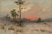 Zonsondergang - Felicjan Moczik — weergave van het kunstwerk
