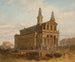 Vue de l'église Saint-Charles-Borromée à Varsovie - Feliks Brzozowski — weergave van het kunstwerk