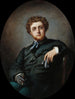 Georges Bizet (1838–1875), Composer – Félix Giacomotti — oval portrait of Bizet holding a cigar