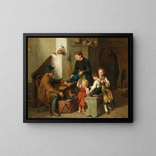 Schatten - Felix Schlesinger — ingelijst kunstwerk aan de muur