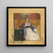 Vrouw zittend - Edwin Austin Abbey — ingelijst kunstwerk aan de muur