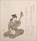 Vrouw die shamisen speelt - Kubo Shunman — weergave van het kunstwerk