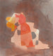 Vrouw leunend achterover - Paul Klee — weergave van het kunstwerk