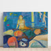 Reproductie van het schilderij Vrouw die zwemt en kinderen - Edvard Munch