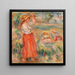 Vrouwen op het veld - Pierre-Auguste Renoir — ingelijst kunstwerk aan de muur