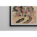 Reproduction of the painting of Women of Yoshiwara looking into the street in spring - Kitagawa Utamaro