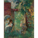 Reproductie van het schilderij van Vrouwen en Kinderen in een Zomer Tuin - Henri Lebasque