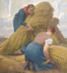 Vrouwen die het graan binden - Arthur Kampf — weergave van het kunstwerk