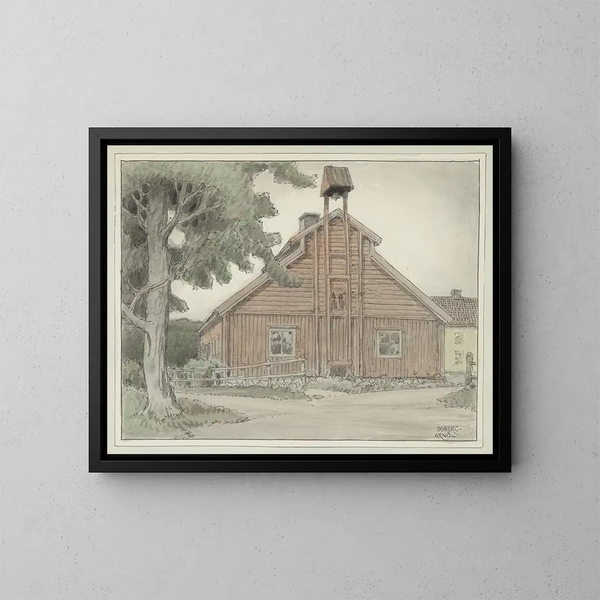 Arn - Ferdinand Boberg — ingelijst kunstwerk aan de muur