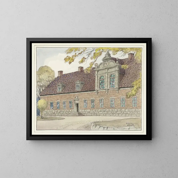 Fiholm - Ferdinand Boberg — ingelijst kunstwerk aan de muur