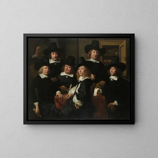 Ferdinand Bol - Six Regents and the Beadle of the Nieuw Zijds Institute for the Outdoor Relief of the Poor Amsterdam 1657.webp