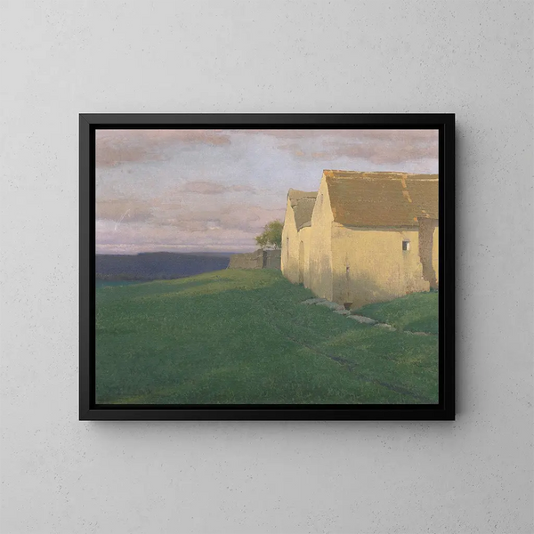 De zomermorgen - Ferdinand Brunner — ingelijst kunstwerk aan de muur