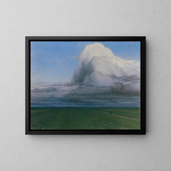 De Reiziger - Ferdinand Brunner — ingelijst kunstwerk aan de muur