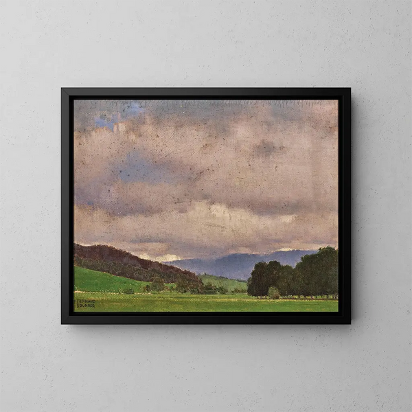 Landschap in Neder-Oostenrijk - Ferdinand Brunner — ingelijst kunstwerk aan de muur