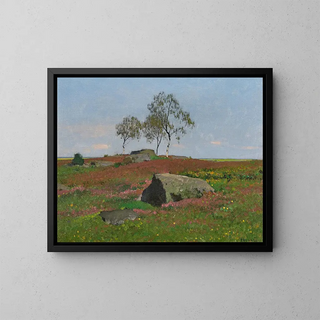 Ferdinand Brunner - Silver Birches in a Landscape.webp