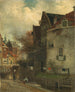 Stadlandschap schilderij - Ferdinand Carl Sierich — weergave van het kunstwerk