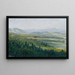 the Bohemian Mountain Range - Ferdinand Engelmüller — framed artwork on a wall