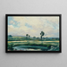 Landschap van de Elbe - Ferdinand Engelmüller — ingelijst kunstwerk aan de muur