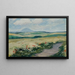 Podipsko - Ferdinand Engelmüller — ingelijst kunstwerk aan de muur